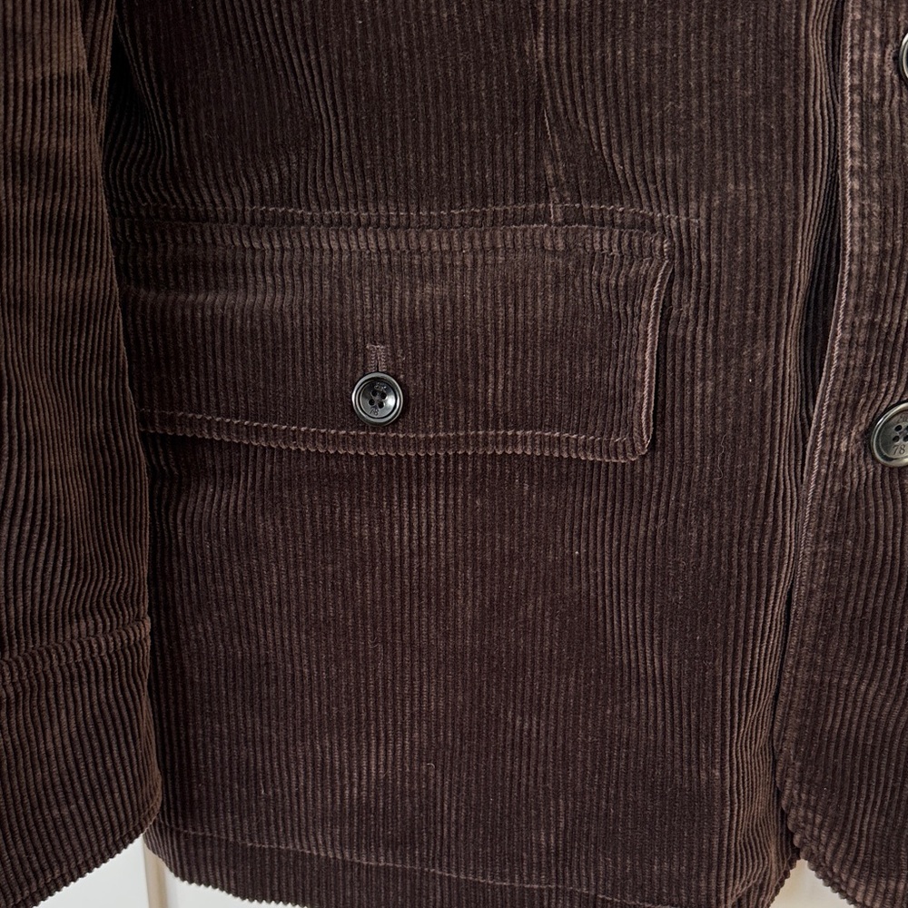 Banana Republic Men's Dark Brown Corduroy Jacket - Picture 2 of 9
